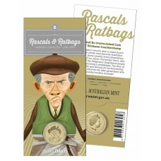 AUSTRALIA 2018 . ONE 1 DOLLAR . RASCALS AND RATBAGS COIN . JAMES DAVIS B